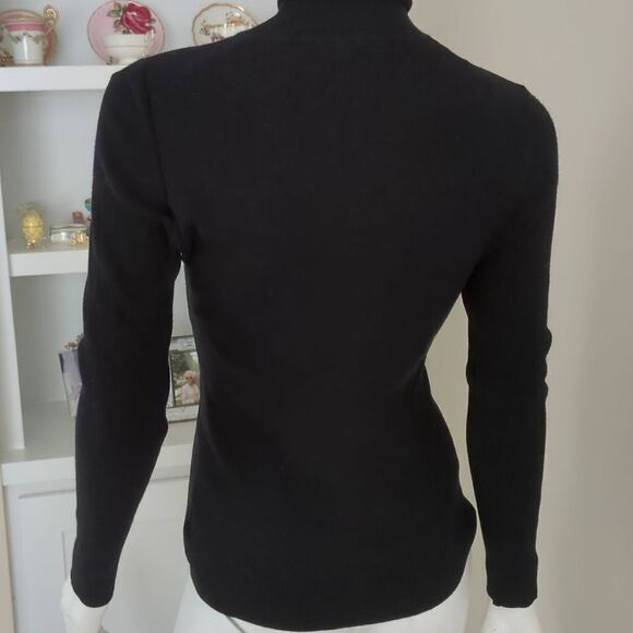 Michael Kors Collection Black Turtleneck Large - Picture 4 of 8